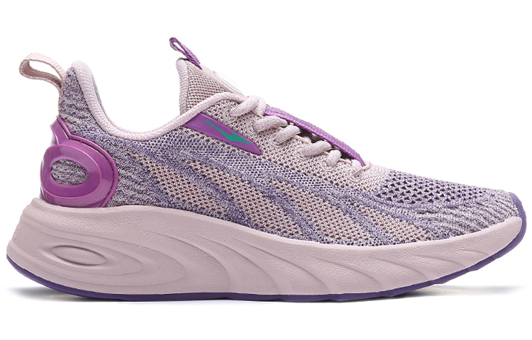 Order 鸿星尔克 奇弹系列 α-flex 減震潮流跑步鞋 女款 紫红