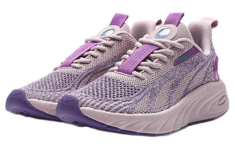Shop 鸿星尔克 奇弹系列 α-flex 減震潮流跑步鞋 女款 紫红