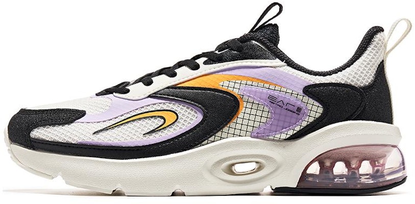 鴻星爾克 晴空 防滑減震耐磨 低幫 跑步鞋 女款 白黑紫 Buy 鴻星爾克 晴空 防滑減震耐磨 低幫 跑步鞋 女款 白黑紫