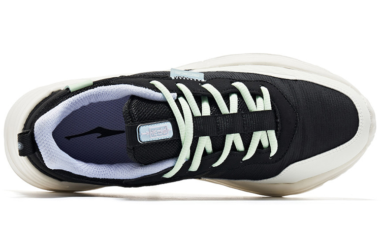 (W) ERKE Running Shoes 'Black White' 圖 3