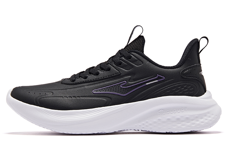 (Women) ERKE Running Shoes Low 'Black Purple' 52123303242-004