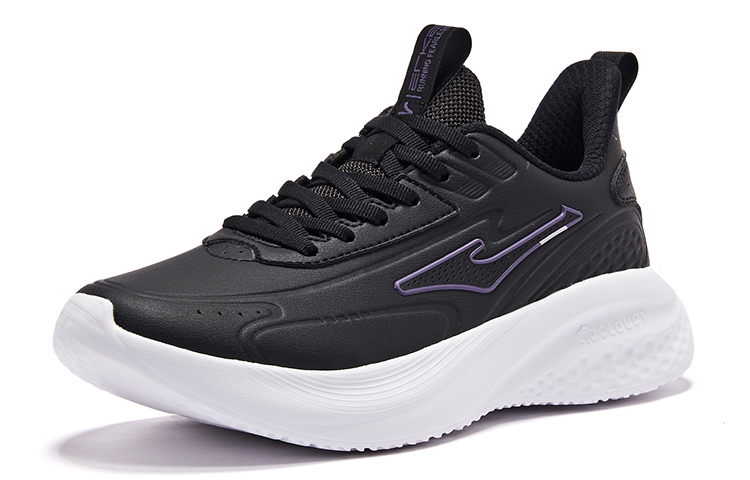 Lookbook (W) 鴻星爾克 ランニングシューズ ローカット 黒紫 52123303242-004