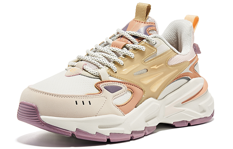 (W) ERKE Running Shoes Low 'Pink Brushed Grey' 圖 3