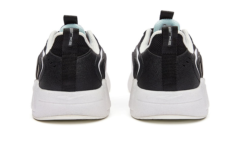 (W) ERKE Running Shoes Low 'Rainbow Sole - Black White' 圖 3