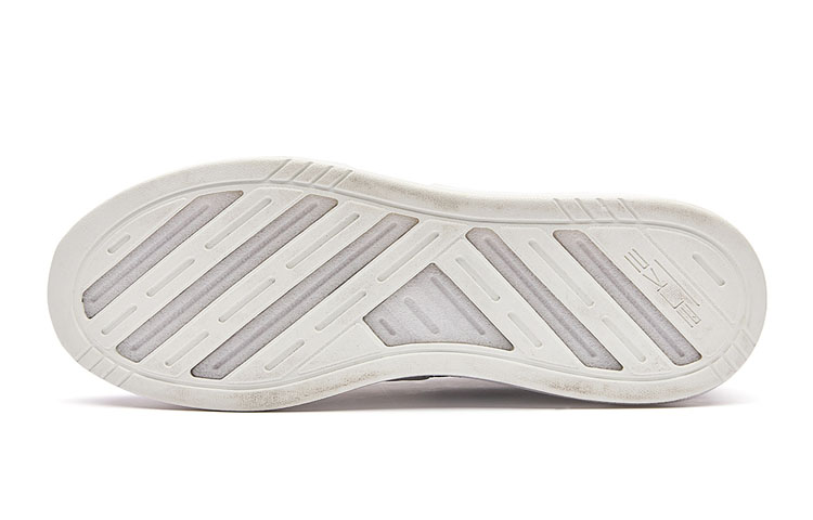 (W) ERKE Running Shoes Low 'Rainbow Sole - Black White' 圖 4