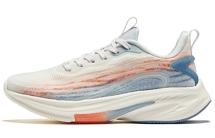 (Women) ERKE Running Shoes Low 'White Orange' 12122403095-004