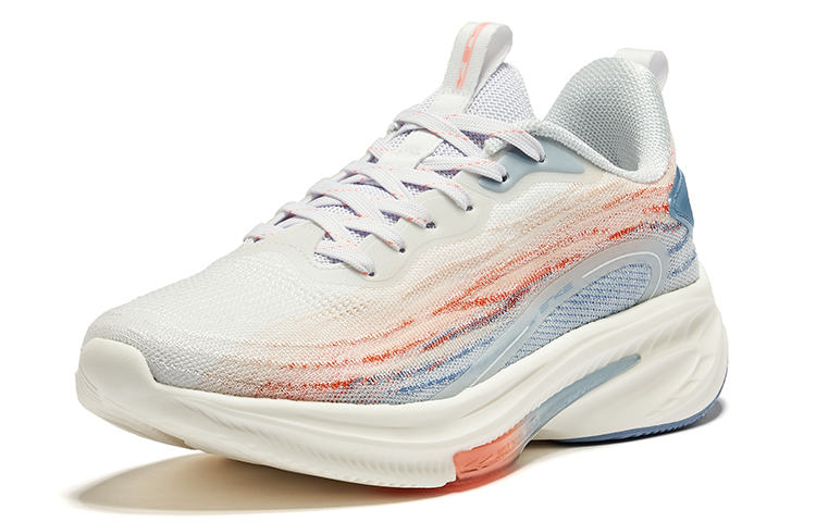 Lookbook (W) Kasut Lari ERKE Rendah 'Putih Jingga' 12122403095-004