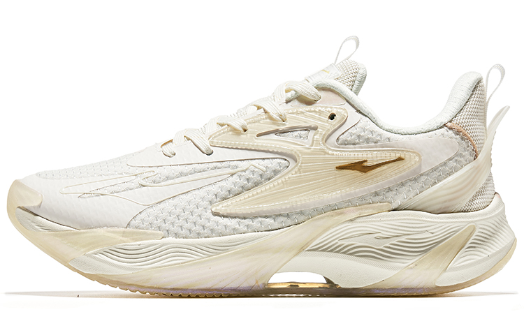 (Women) ERKE Shock-Absorbing Low-Top Running 'White Gold' 12122403330-001
