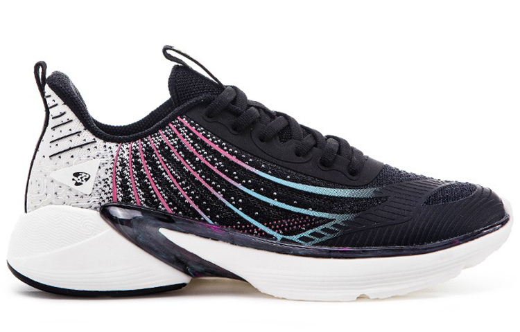 Order (W) 鴻星爾克衝撃吸収ローカット「黒紫」 12121303496-001