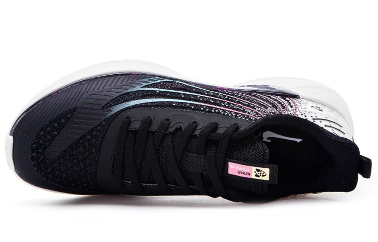 Lookbook (W) 鴻星爾克衝撃吸収ローカット「黒紫」 12121303496-001