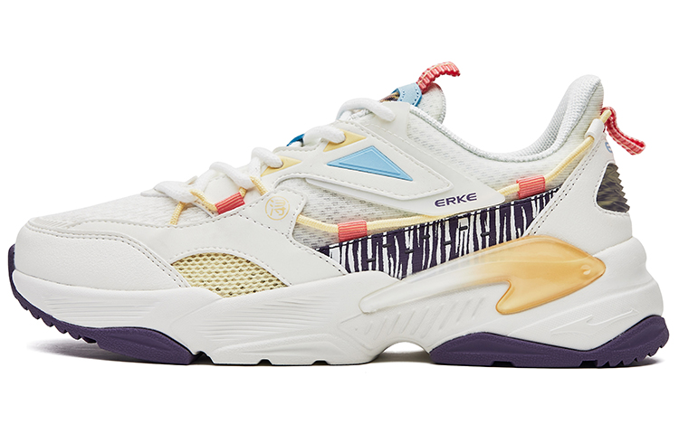 (W) ERKE Square Rise 'White Yellow'