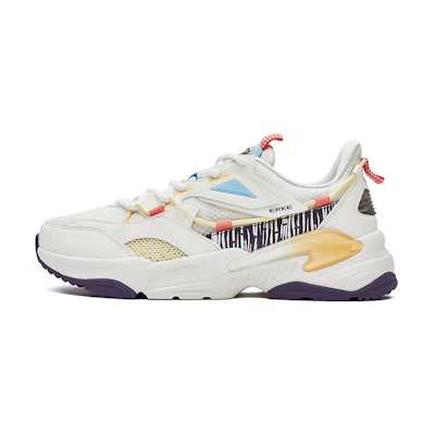 (W) ERKE Square Rise 'White Yellow'