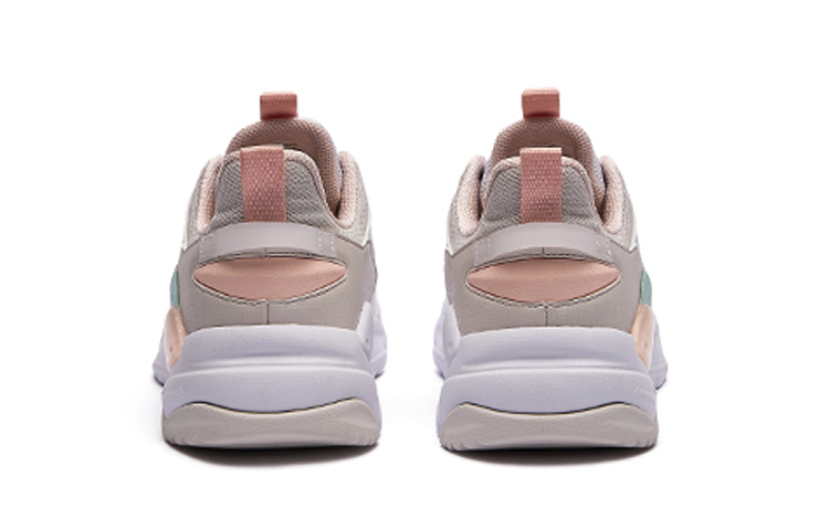 (W) ERKE Trend Breathable Thick-Soled 'Dad Shoe White Grey' 圖 4