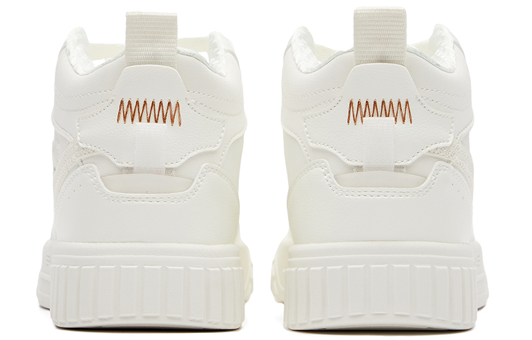 (W) ERKE Warrior High-Top 'Gao Gao White Brown' 圖 4