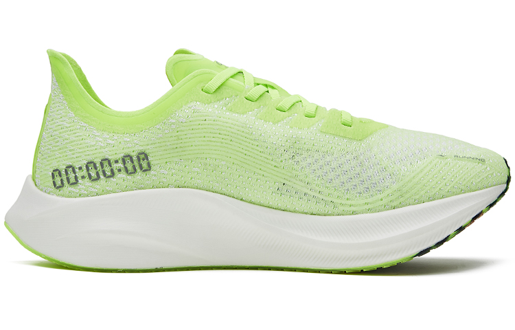 (W) ERKE Xtep (鸿星尔克) Flying Feather (灵羽) Marathon 'Fluorescent Lime White' 圖 2