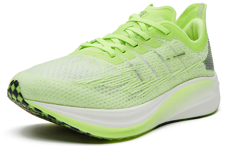 (W) ERKE Xtep (鸿星尔克) Flying Feather (灵羽) Marathon 'Fluorescent Lime White' 圖 3