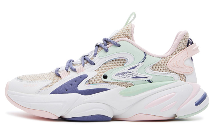 (W) ERKE Xtep Alpha-Flex 'Purple Pink Green'