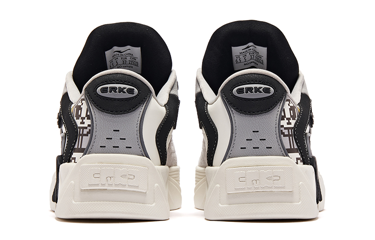 (W) ERKE Xtep Battery Panda White and Black 'Starry Low-Top' 圖 5