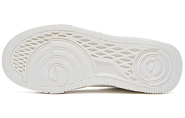 (W) ERKE Xtep Canvas Low 'Cashew Flower White Grey' 圖 5