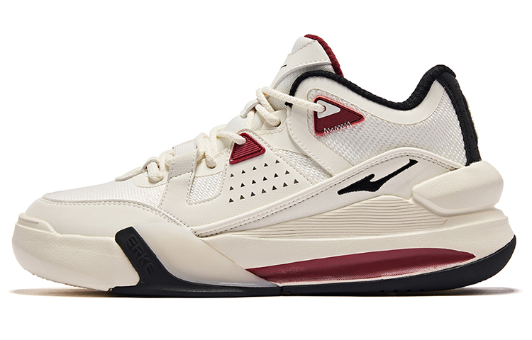 (Women) ERKE Xtep Canvas Low 'White and Black' 52123301288-002