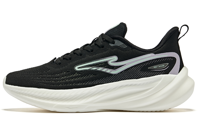 (W) ERKE XTEP Casual Breathable Low-Top Running Shoes 'Black Mineral Purple'