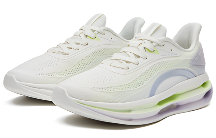 (W) ERKE XTEP Casual Breathable Low Top Running Shoes 'White Purple' 圖 2