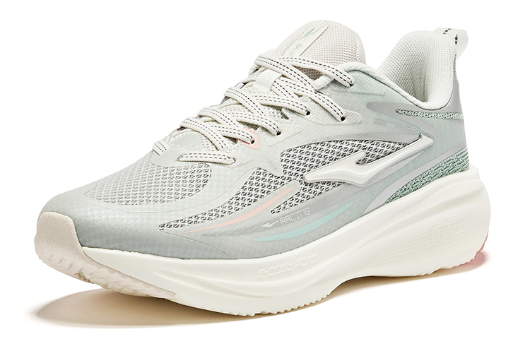 (W) ERKE Xtep CMFTable Breathable Low Top Running Shoes 'White Green' 圖 3