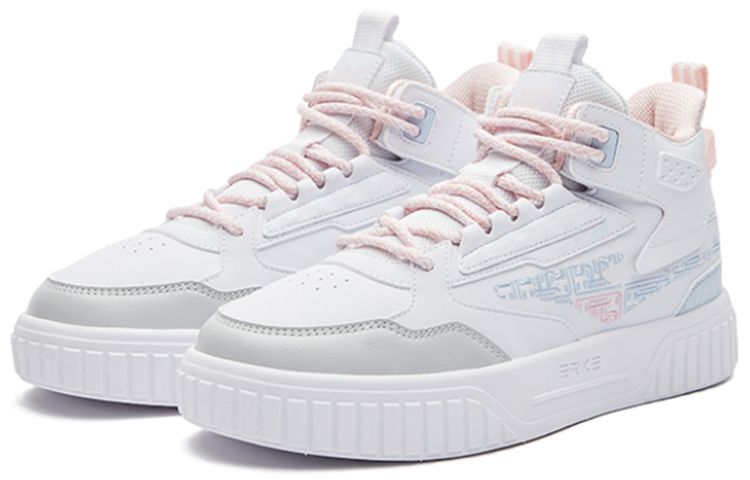 Order 鴻星爾克 征服 厚底休閒 低筒 板鞋 女款 白粉