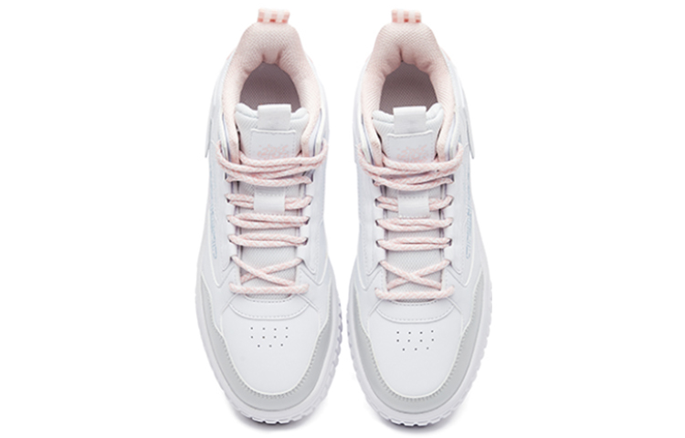 Lookbook 鴻星爾克 征服 厚底休閒 低筒 板鞋 女款 白粉