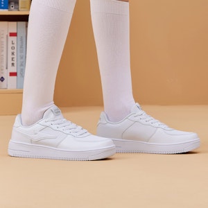 (W) ERKE Xtep Court 'Putih Tulen & Perak Berkilau' 52122301414-002 Sizing (W) ERKE Xtep Court 'Putih Tulen & Perak Berkilau' 52122301414-002