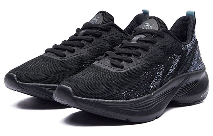 (W) ERKE Xtep Cushioning Running Shoes 'Black' 圖 2