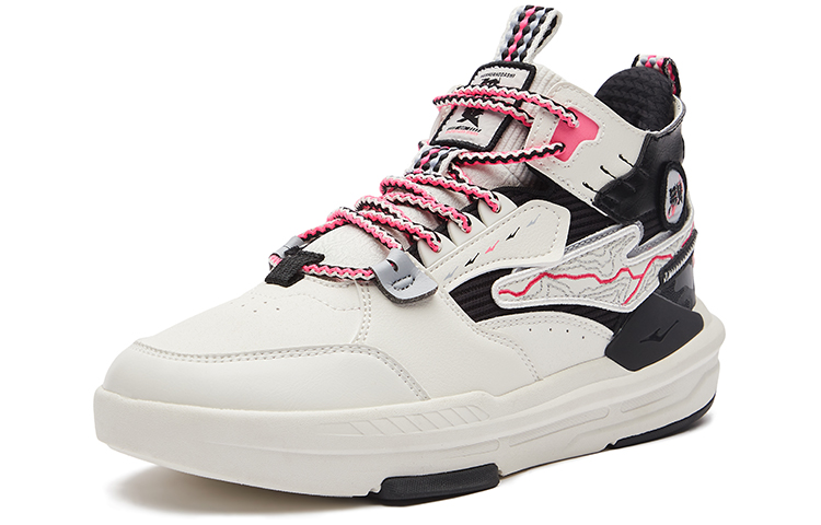 (W) ERKE Xtep Danxia High-Top 'Black White Fashion' 圖 3