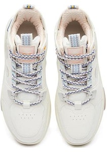 鴻星爾克 丹霞 潮流時尚 中筒 球鞋 女款 白藍 Lookbook 鴻星爾克 丹霞 潮流時尚 中筒 球鞋 女款 白藍