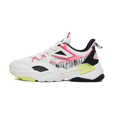 (W) ERKE Xtep Feng Sheng Low 'Dad Shoe White Black'