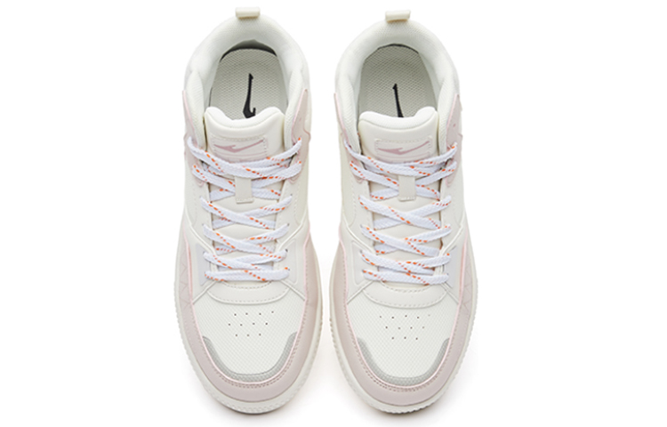 (W) ERKE Xtep High-Top Skateboard 'Trendy Color-Block Pink' 圖 3