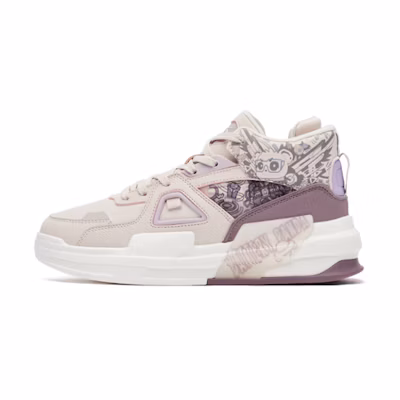 (W) ERKE Xtep High 'Battery Panda Grey Purple'