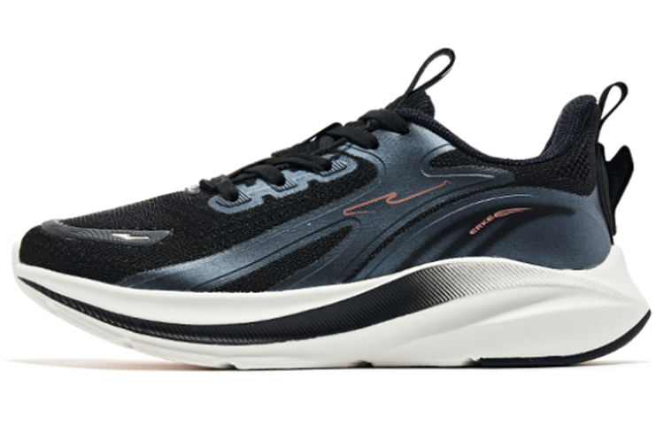 (Women) ERKE XTEP Lightweight Shock-Absorbing Low-Top Running Shoes 'Black Pink' 12122103353-005