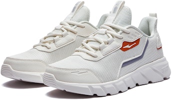 鴻星爾克 厚底 透氣 低幫 跑步鞋 女款 白紫 Lookbook 鴻星爾克 厚底 透氣 低幫 跑步鞋 女款 白紫