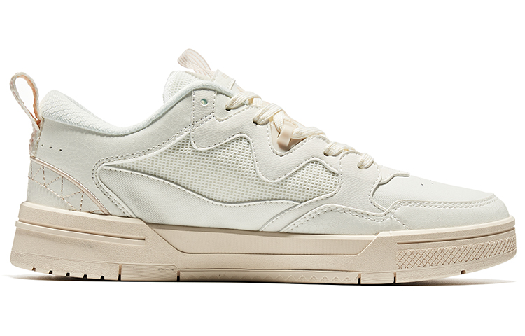 (W) ERKE XTEP Low-Top Skateboard Sneakers 'Crystal White Milk Grey' 圖 2