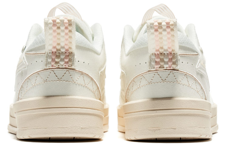 (W) ERKE XTEP Low-Top Skateboard Sneakers 'Crystal White Milk Grey' 圖 4