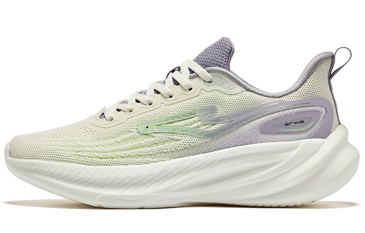 (W) ERKE Xtep Low 'Rubber White Thin Mist Purple'