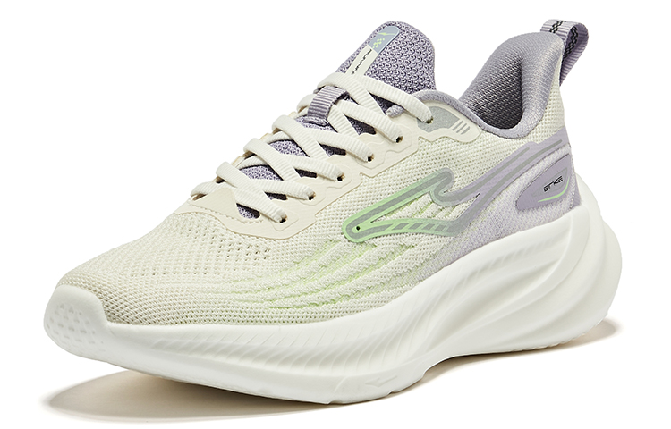 (W) ERKE Xtep Low 'Rubber White Thin Mist Purple' 圖 3