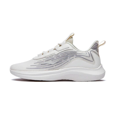 (W) ERKE XTEP Low Top Running Shoe 'Rice White Willow Purple'