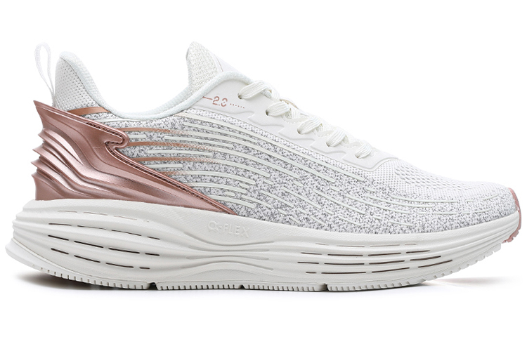 (W) ERKE Xtep Q-Bounce Alpha-Flex 'White Champagne' 圖 2