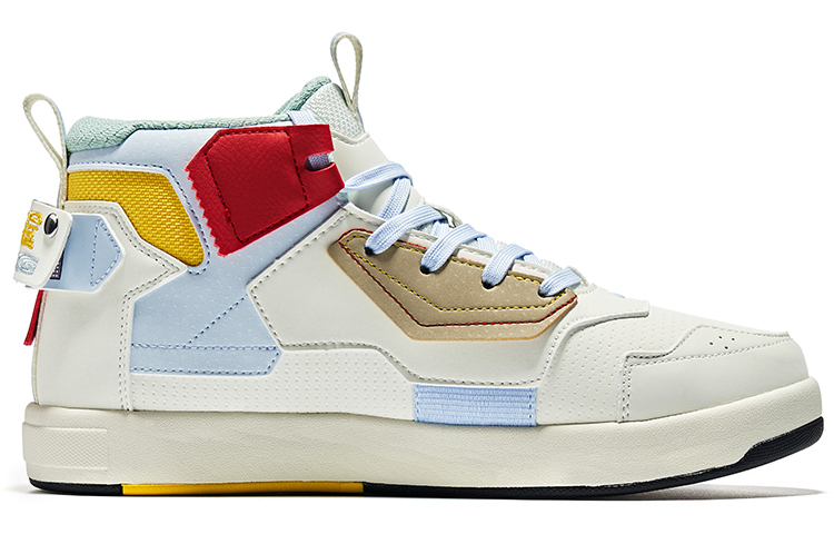 Order (W) ERKE Xtep Q-Bounce Tinggi 'Putih Kelabu Biru' 'Roh Perak' 12122201564-001