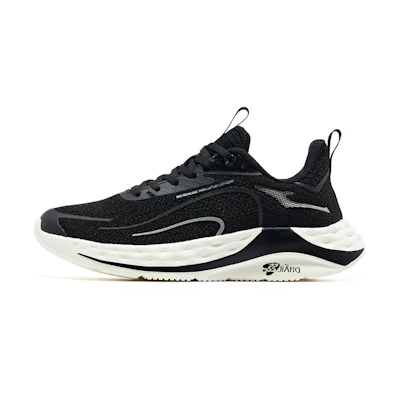 (W) ERKE Xtep Rebound 'Black White Low-Top Running'