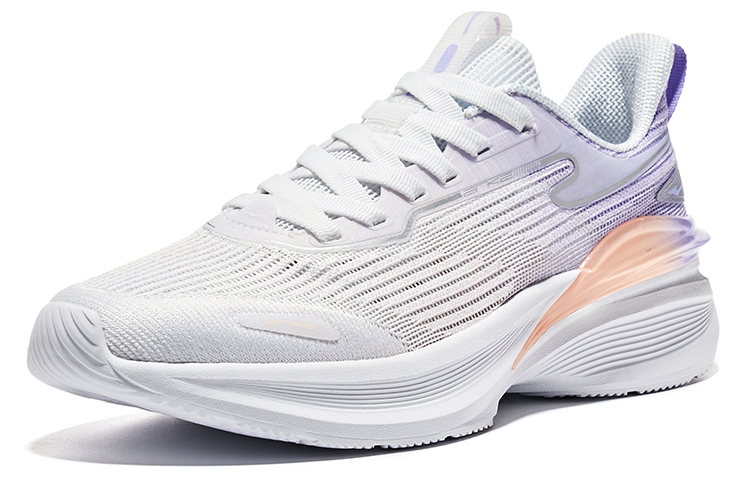 Lookbook (W) 鸿星尔克 特步 跑鞋 '紫白色' 52123203224-705