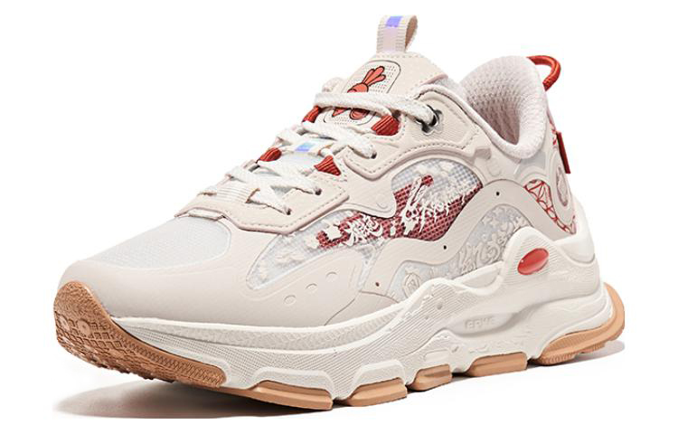 Order 鴻星爾克 防滑減震耐磨 低幫 跑步鞋 女款 灰紅