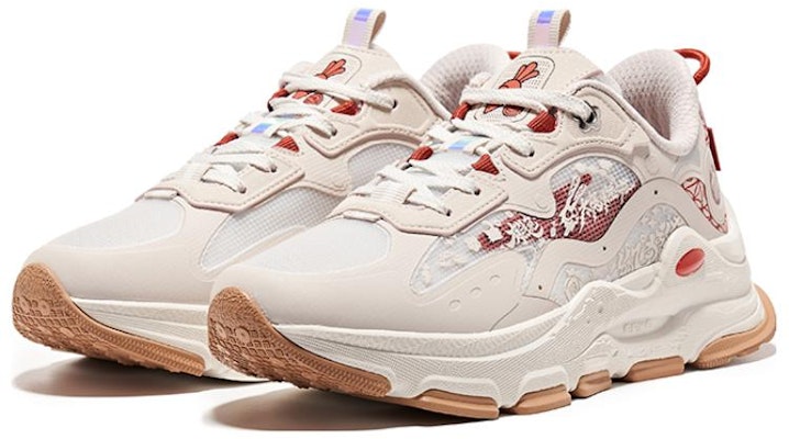 (Women) ERKE Xtep Running Shoes Low 'Grey Red' 12123120265-102 Lookbook (Women) ERKE Xtep Running Shoes Low 'Grey Red' 12123120265-102