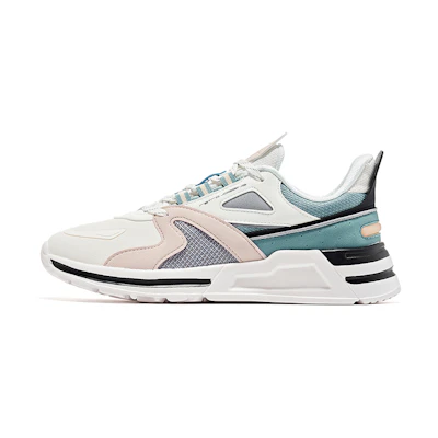 (W) ERKE Xtep Running Shoes Low 'White Grey Green Jade'